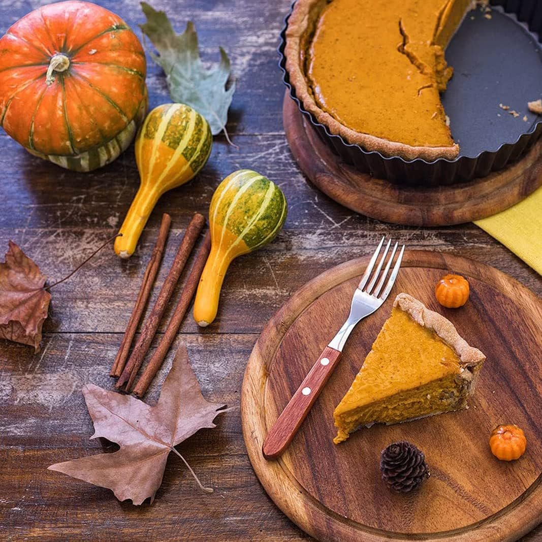 Kazozobi 2 Pack Nonstick Tart Pan, Quiche Pan, Carbon Steel Deep-dish Pie Pan with Removable Loose Bottom (10 In) Kazozobi 2 Pack Nonstick Tart Pan, Quiche Pan, Carbon Steel Deep-dish Pie Pan with Removable Loose Bottom (10 In)