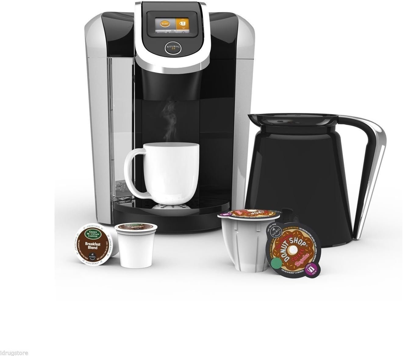 Keurig 2.0 K450 K-cup Machine K-carafe Coffee Maker Brewer | White Coffee Everyday Keurig 2.0 K450 K-cup Machine K-carafe Coffee Maker Brewer | White Coffee Everyday