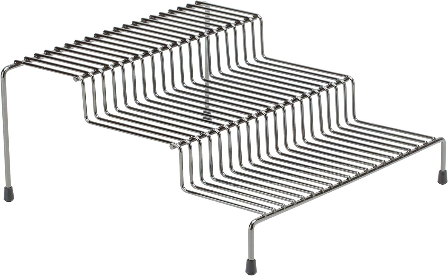 Kitchen Details 3 Tier Free Standing Spice Rack | Organizer Shelf | Countertop | Pantry | Kitchen Cabinet | Grey