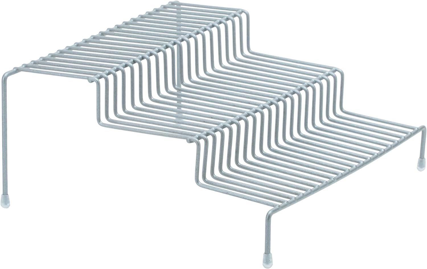 Kitchen Details 3 Tier Free Standing Spice Rack | Organizer Shelf | Countertop | Pantry | Kitchen Cabinet | Grey