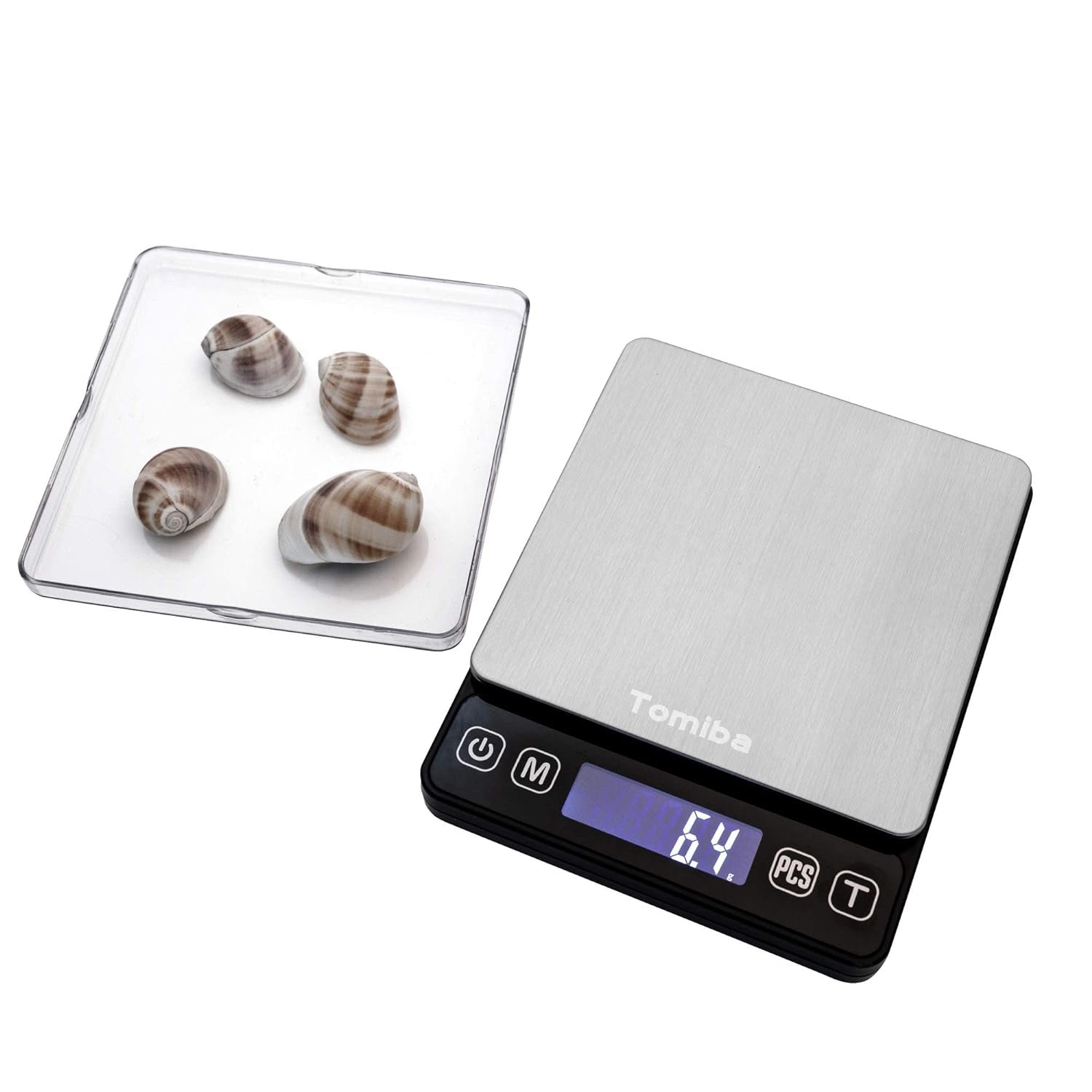 Kitchen Scale 0.1g Small Digital Travel Food Mini Scale 3000g Auto Data-Hold