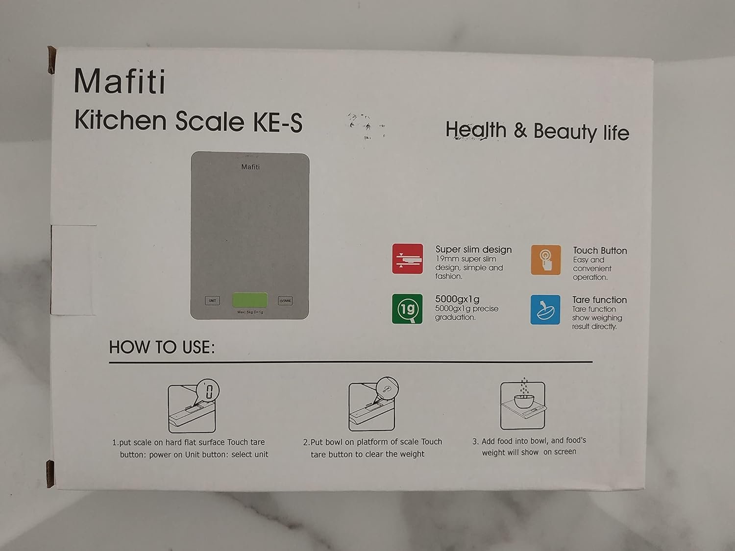 Kitchen Scale, Mafiti Digital Kitchen Scales 11lb/5kgX1g, Multifunction Measures in Kg, g, lb and OZ Digital Kitchen Weight for Food, Cooking and Baking,LCD Display(Silver) Kitchen Scale, Mafiti Digital Kitchen Scales 11lb/5kgX1g, Multifunction Measures in Kg, g, lb and OZ Digital Kitchen Weight for Food, Cooking and Baking,LCD Display(Silver)