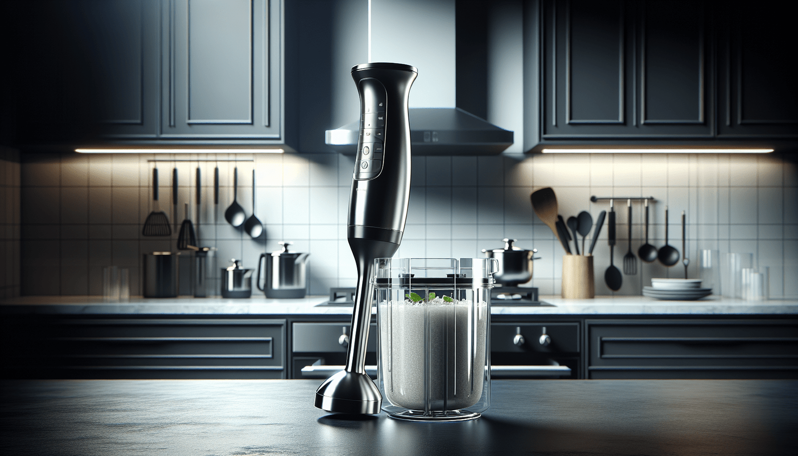 KitchenAid KHBC412OB 400 Series Commercial Immersion Blender with 12 Blending Arm, Onyx Black