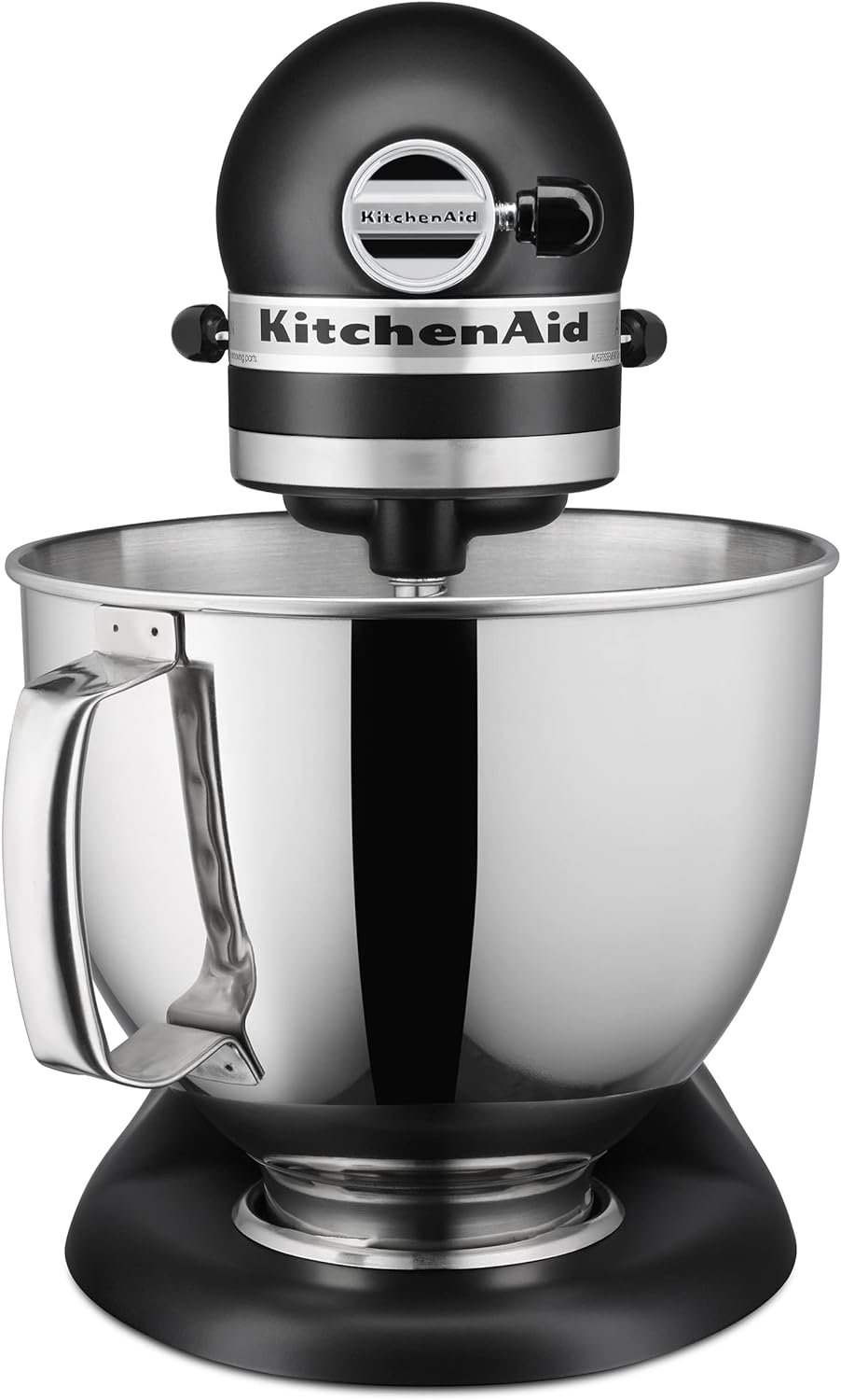KitchenAid KSMPEXTA Gourmet Pasta Press Attachment with 6 Interchangeable Pasta Plates, White  Artisan Series 5 Quart Tilt Head Stand Mixer with Pouring Shield KSM150PS, Matte Black