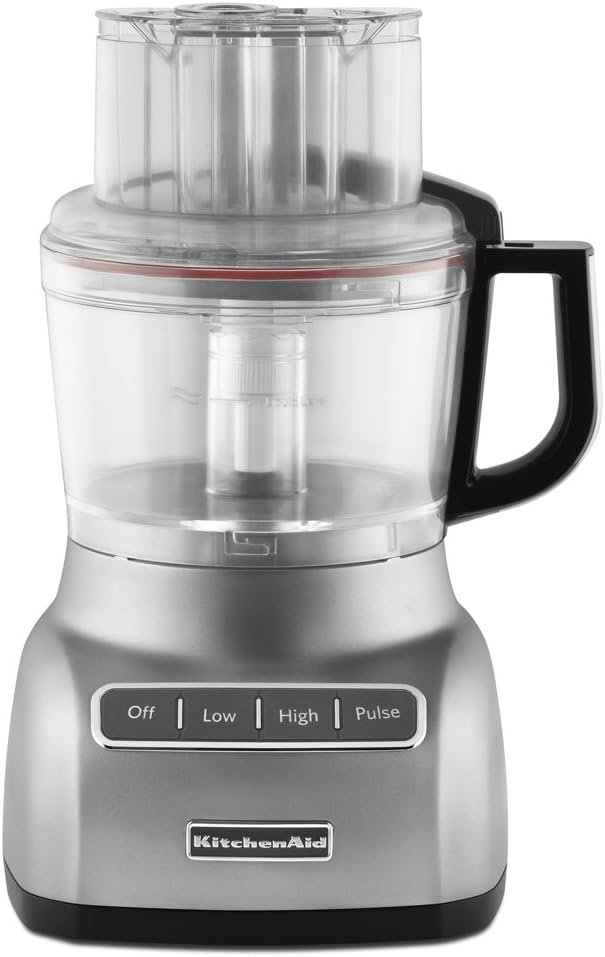 KitchenAid RKFP0922CU Food Processor with ExactSlice System 9-Cup, Contour Silver, (Renewed) KitchenAid RKFP0922CU Food Processor with ExactSlice System 9-Cup, Contour Silver, (Renewed)