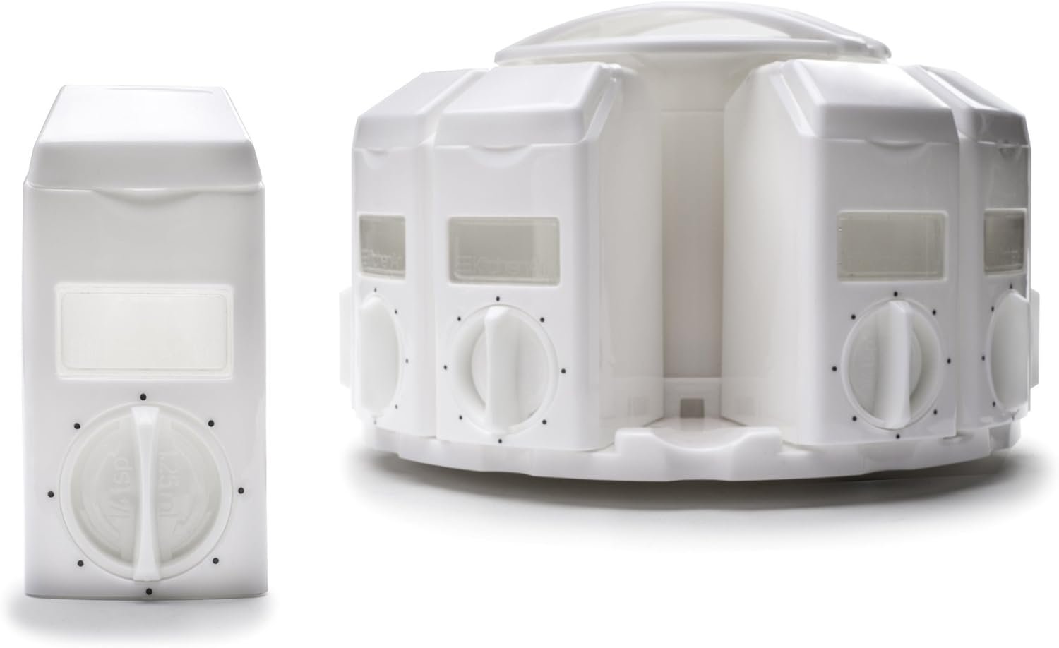 KitchenArt 57010 Select-A-Spice Auto-Measure Carousel Professional Series, Satin