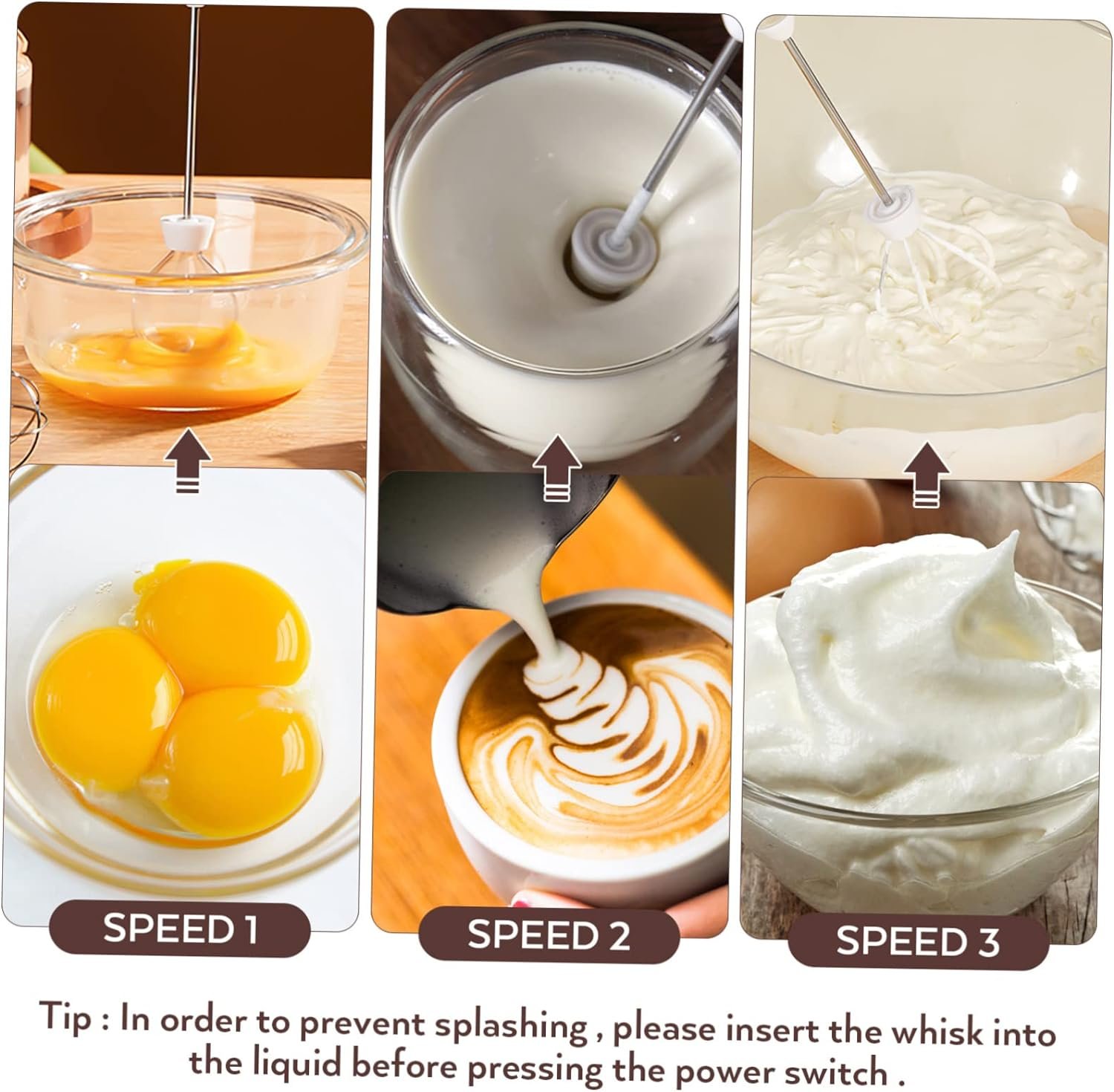 KJHBV Electric Mixer Mini Whisk Electric Stirrer Coffee Frother Handheld Automatic Coffee Maker Whisk Drink Mixer Small Egg Whisk Blenders Stainless Steel White Flour re-usable KJHBV Electric Mixer Mini Whisk Electric Stirrer Coffee Frother Handheld Automatic Coffee Maker Whisk Drink Mixer Small Egg Whisk Blenders Stainless Steel White Flour re-usable