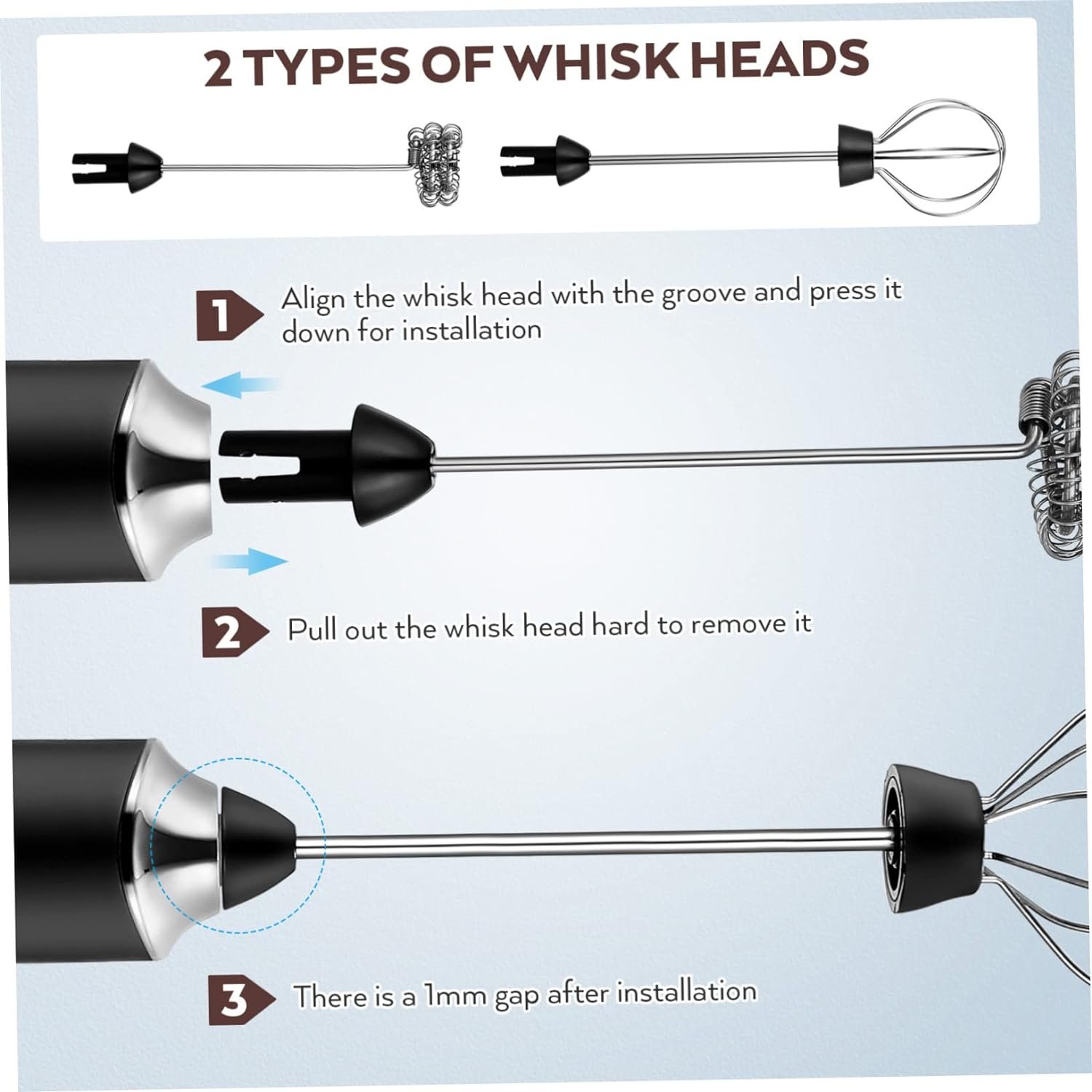 KJHBV Electric Mixer Mini Whisk Electric Stirrer Coffee Frother Handheld Automatic Coffee Maker Whisk Drink Mixer Small Egg Whisk Blenders Stainless Steel White Flour re-usable KJHBV Electric Mixer Mini Whisk Electric Stirrer Coffee Frother Handheld Automatic Coffee Maker Whisk Drink Mixer Small Egg Whisk Blenders Stainless Steel White Flour re-usable
