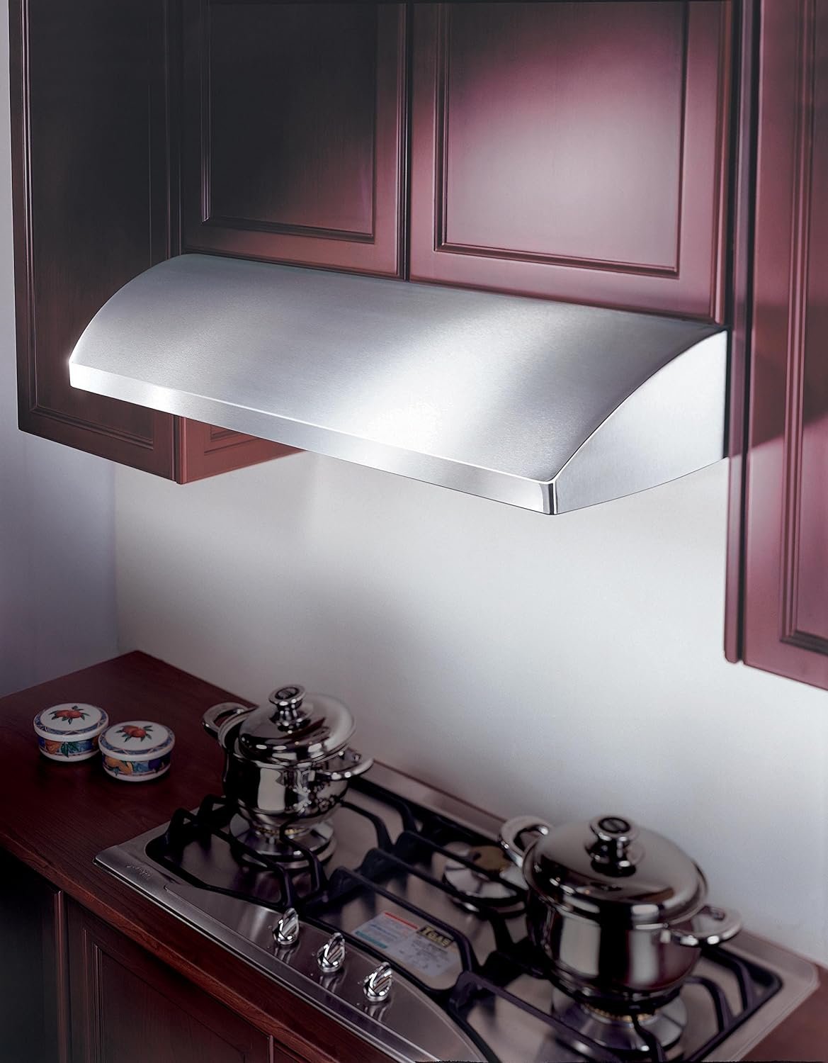KOBE CHX2236SQB-1 Brillia 36-inch Under Cabinet Range Hood, 3-Speed, 680 CFM, LED Lights, Baffle Filters