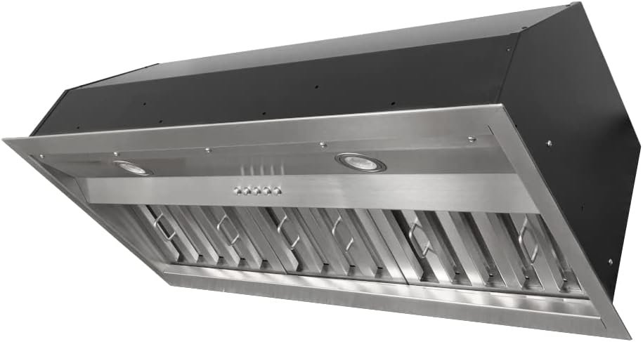KOBE Range Hoods INX2636SQB-700-3 Built-in, Insert, Range, Hood, 3-Speed, 630 CFM, LED Lights, Baffle Filters, 36, Stainless Steel KOBE Range Hoods INX2636SQB-700-3 Built-in, Insert, Range, Hood, 3-Speed, 630 CFM, LED Lights, Baffle Filters, 36, Stainless Steel