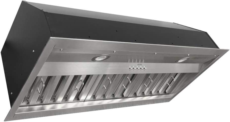 kobe-range-hoods-inx2636sqb-700-3-built-in-insert-range-hood-3-speed-630-cfm-led-lights-baffle-filters-36-stainless-stee - Cooking Appliance World