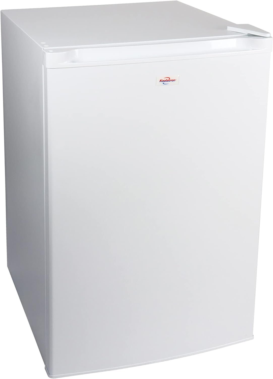 Koolatron Compact Upright Freezer, 3.1 cu ft (88L), White, Manual Defrost Design, Space-Saving Flat Back, Reversible Door, 3 Pull-Out Basket Shelves, for Apartment, Condo, Cottage Koolatron Compact Upright Freezer, 3.1 cu ft (88L), White, Manual Defrost Design, Space-Saving Flat Back, Reversible Door, 3 Pull-Out Basket Shelves, for Apartment, Condo, Cottage