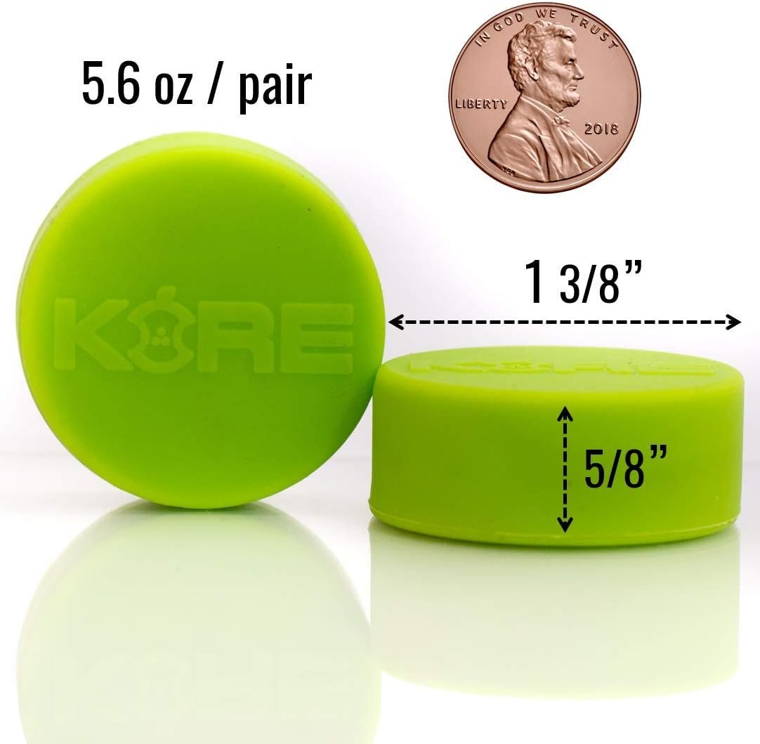 KORE Sous Vide Weighted Magnets,Stainless Steel  Food Grade Silicone,Keep Food Bags Fully Submerged  Prevent Floating Bags, Racks and Other Sous Vide Accessories (Apple Green,2 pack)