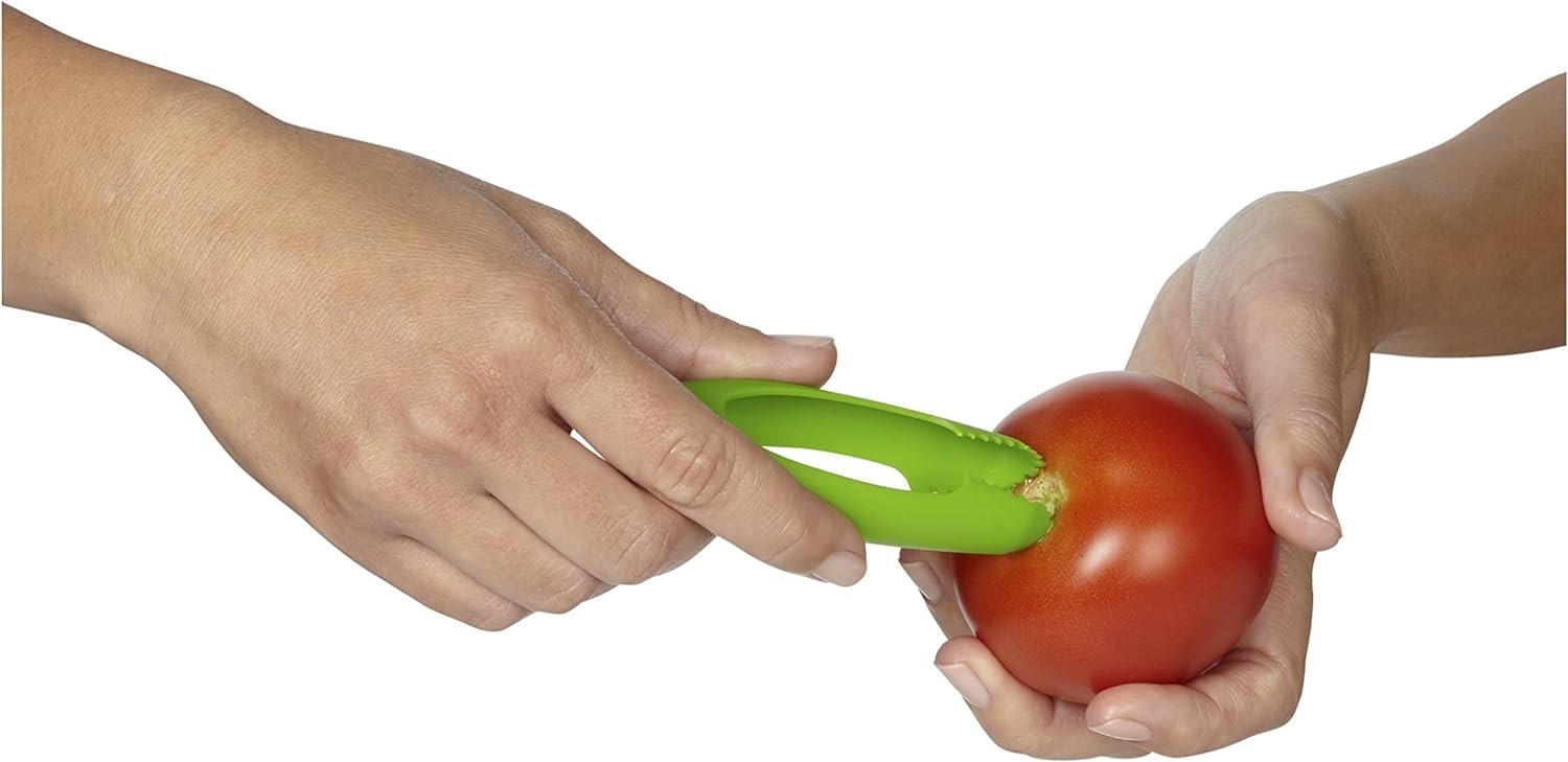 Kuhn Rikon Serrated Piranha “Swivel” Peeler 7.25” Red Kuhn Rikon Serrated Piranha “Swivel” Peeler 7.25” Red