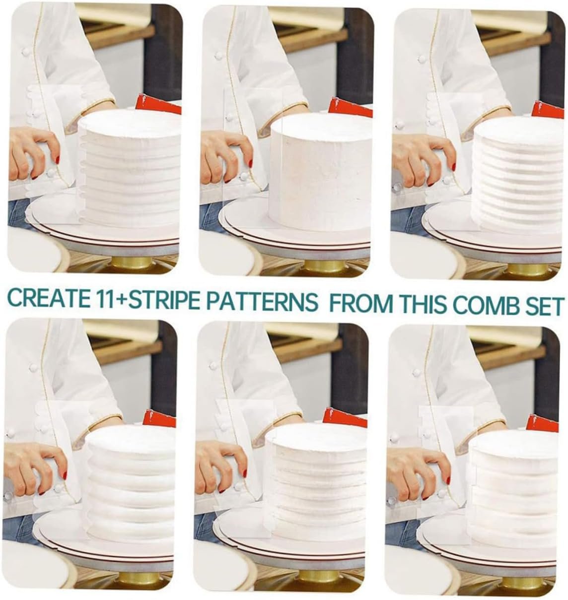 LIFKOME 6pcs Cake Scraper Fiber Well Gummies Fiber Gummy Diy Tools Mousse Griddle Scraper Scrapers Home Pieczenia Stripe Combs Clear Dough Cutter Icing Comb Acrylic Pastry Bread re-usable LIFKOME 6pcs Cake Scraper Fiber Well Gummies Fiber Gummy Diy Tools Mousse Griddle Scraper Scrapers Home Pieczenia Stripe Combs Clear Dough Cutter Icing Comb Acrylic Pastry Bread re-usable