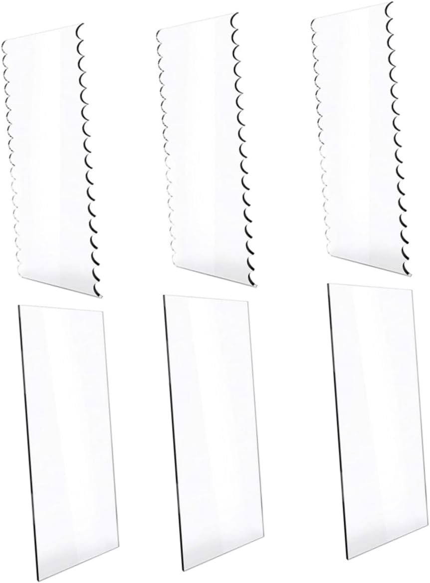 LIFKOME 6pcs Cake Scraper Fiber Well Gummies Fiber Gummy Diy Tools Mousse Griddle Scraper Scrapers Home Pieczenia Stripe Combs Clear Dough Cutter Icing Comb Acrylic Pastry Bread re-usable LIFKOME 6pcs Cake Scraper Fiber Well Gummies Fiber Gummy Diy Tools Mousse Griddle Scraper Scrapers Home Pieczenia Stripe Combs Clear Dough Cutter Icing Comb Acrylic Pastry Bread re-usable