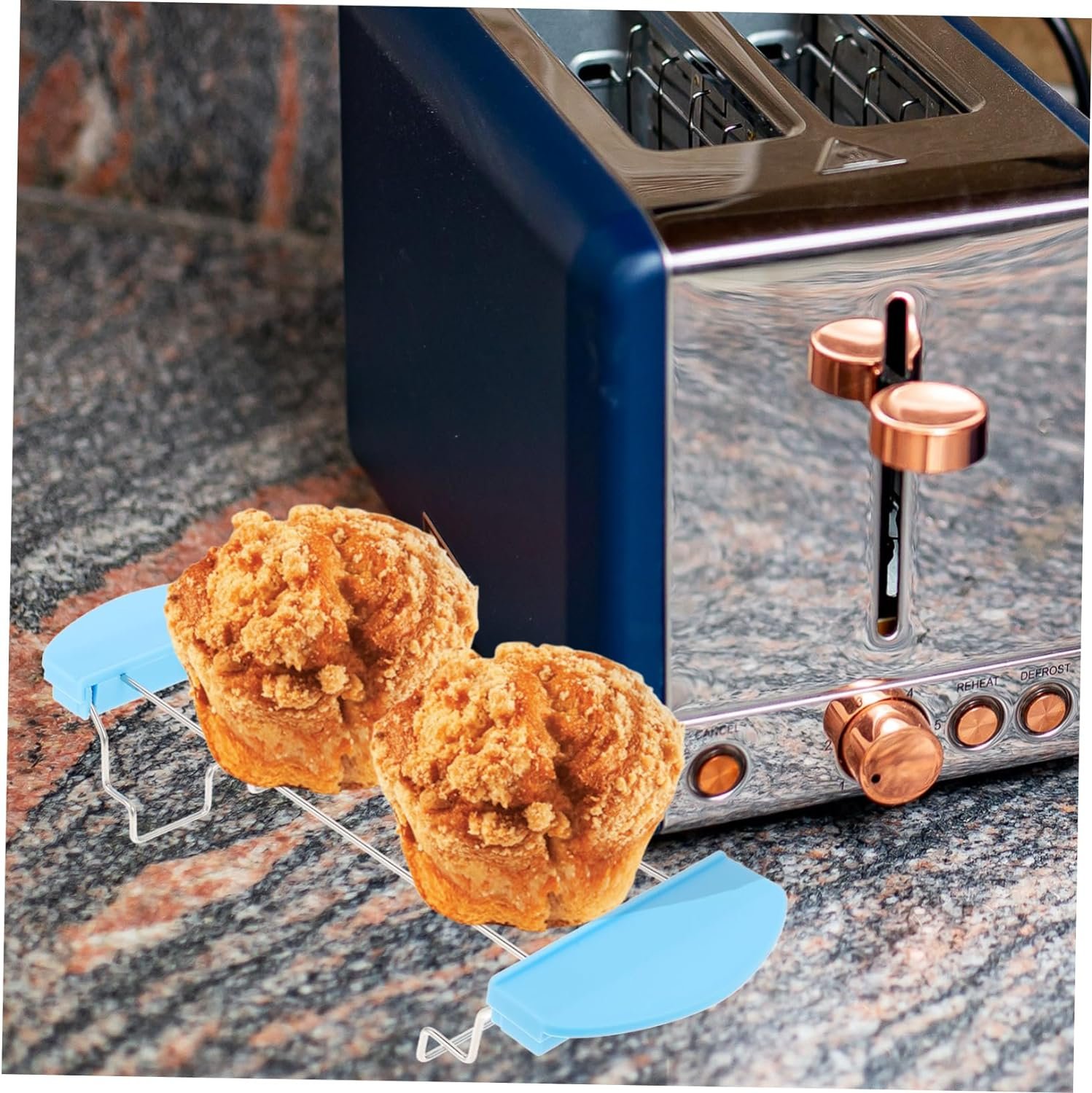LIFKOME Toaster Grill Drying Rack Iron Air
