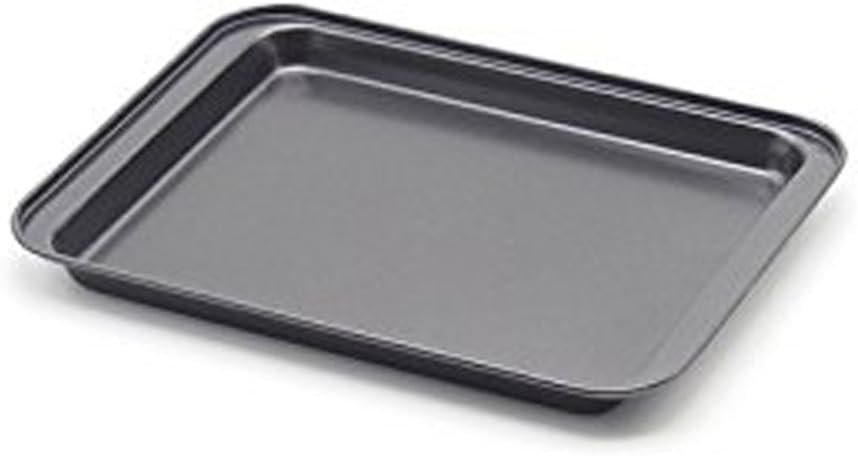 Little Small Baking Sheets Nonstick Set of 2 (9.5inch X 7.1inch) - SSCC 8 Inch Nonstick Baking Toaster Oven Tray Cookie Sheets, 1 or 2 Person Household