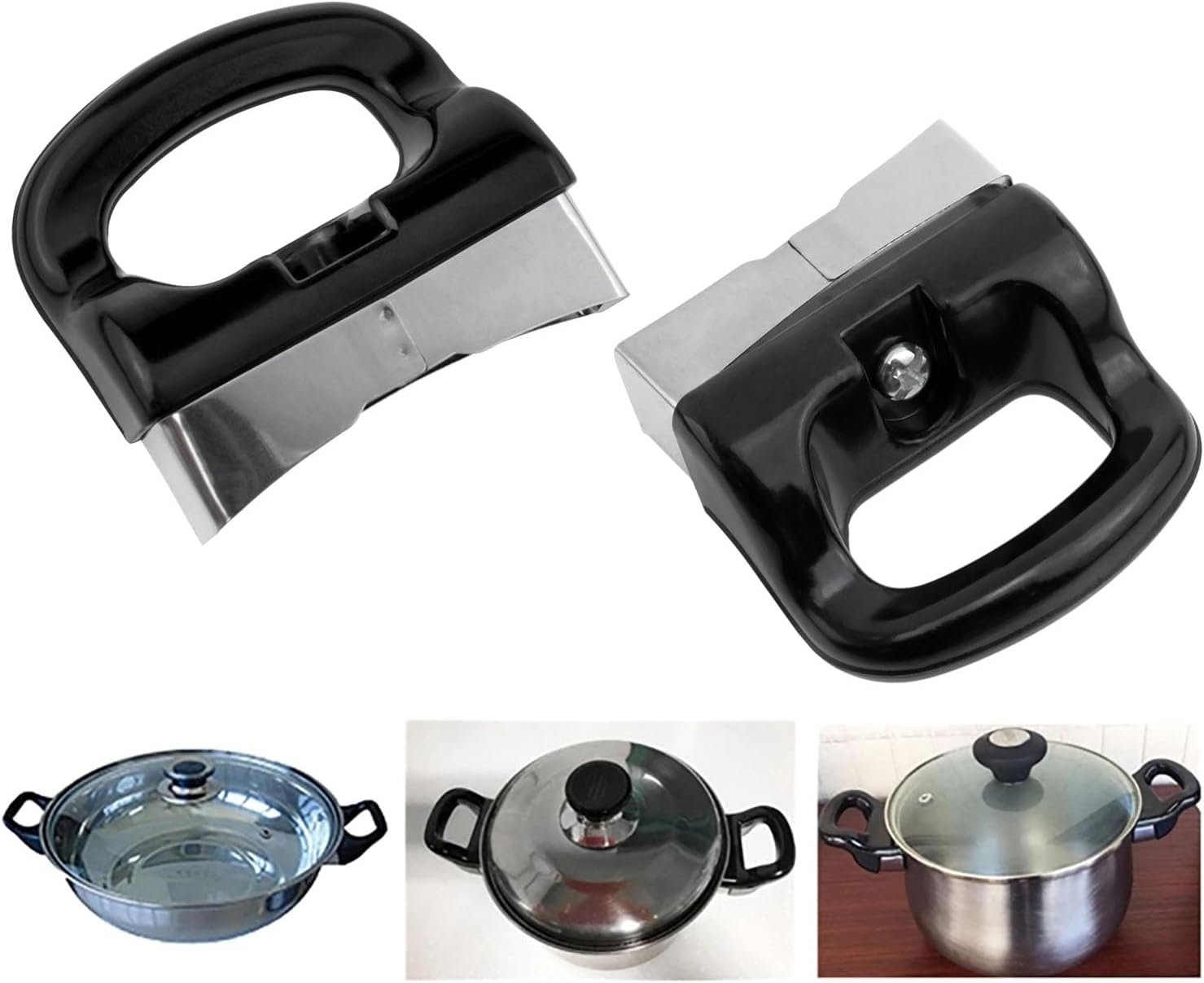 Lovelysp-Pressure cooker handle; Kitchen cooker side support handle Pressure cooker ear for kitchen cooking pots-2pcs