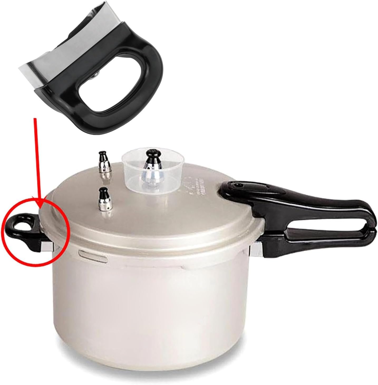 Lovelysp-Pressure cooker handle; Kitchen cooker side support handle Pressure cooker ear for kitchen cooking pots-2pcs