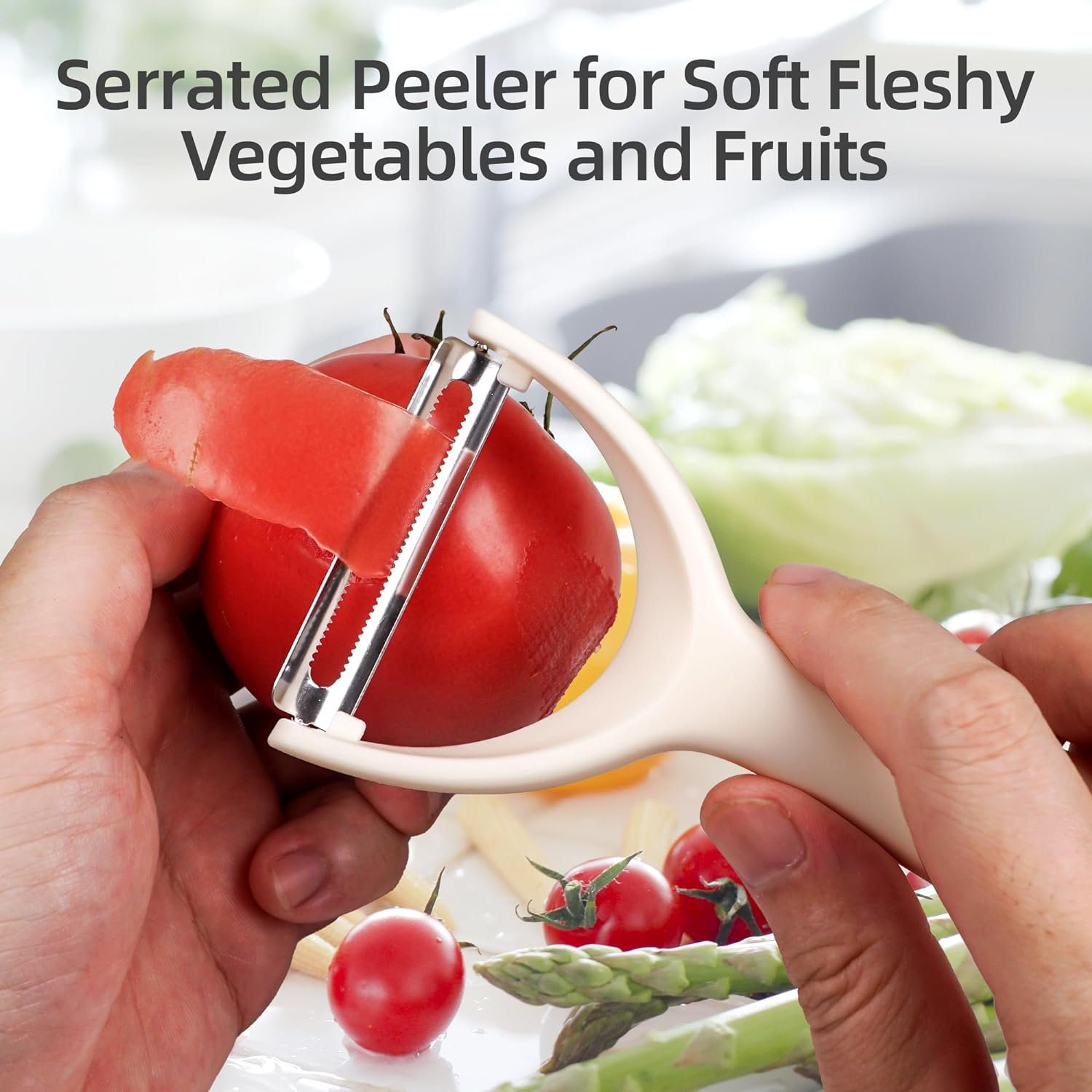 M Jingmei Vegetable Peeler Potato Peelers for Kitchen, Y and I Multi 3 In 1 Peeler Set, Carrot Cucumber Julienne Peeler with Stainless Steel Blade