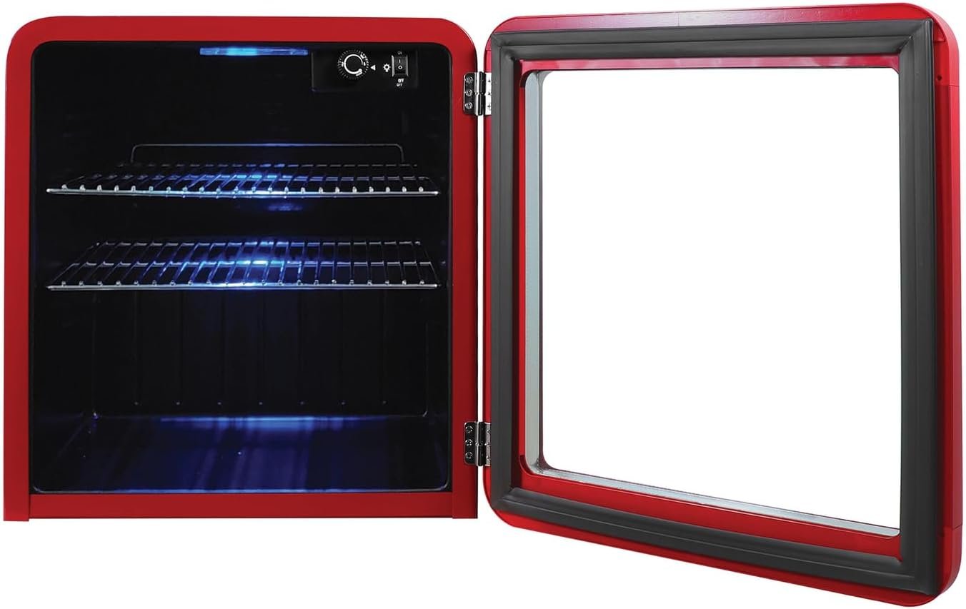 Magic Chef MCB17CHR Beverage Cooler, Red