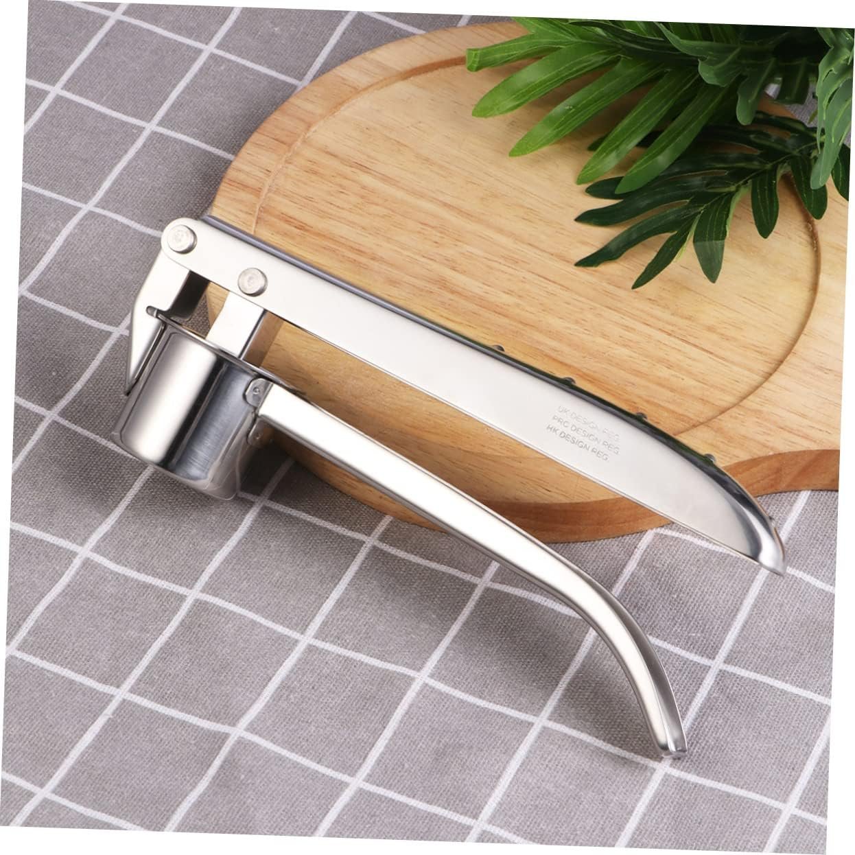 MAGICLULU 304 Ginger Crusher Garlic Squeeze Tool Garlic Ricer Garlic Press Garlic Mincer Household Garlic Masher