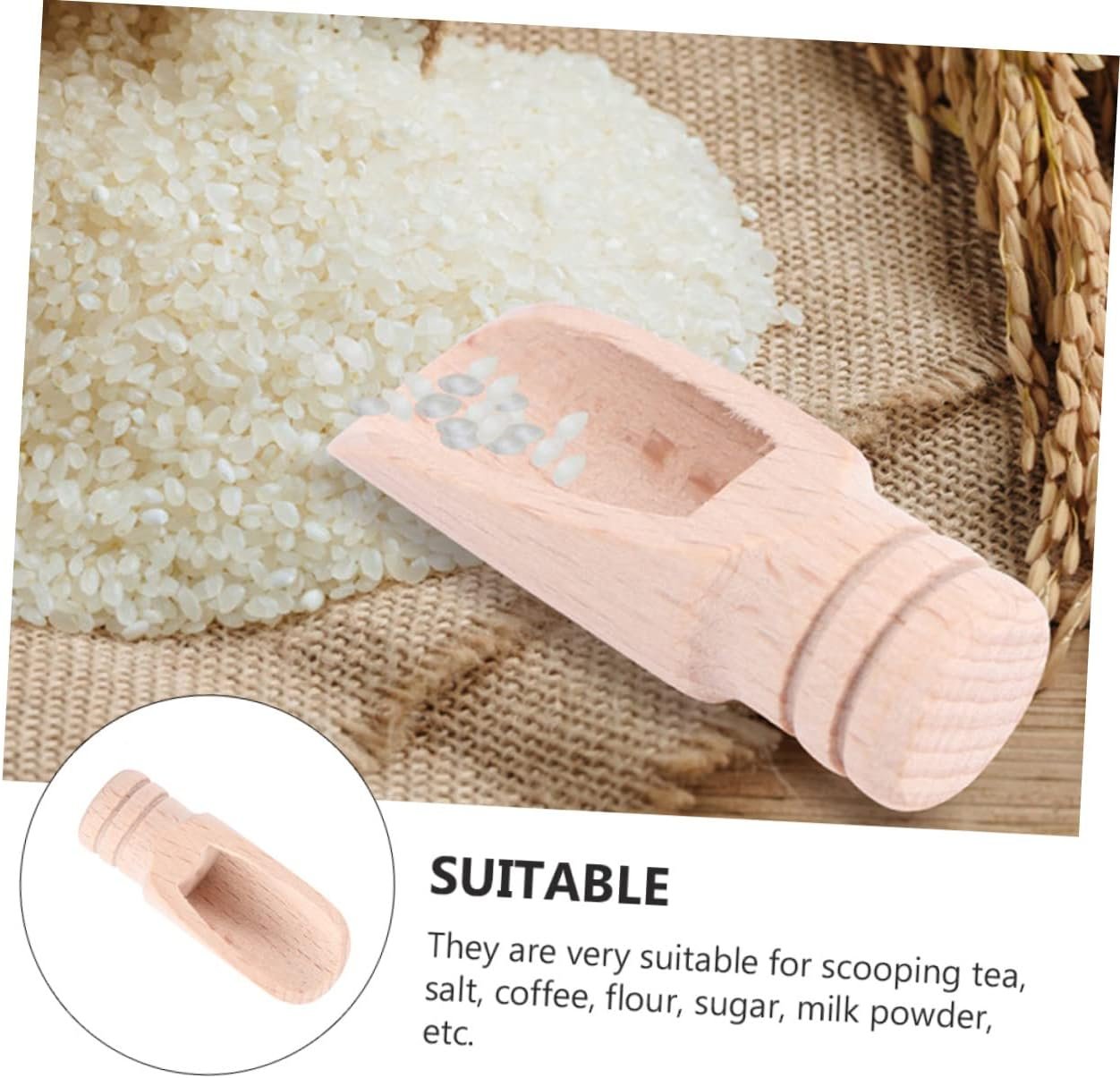 MAGICLULU 5pcs Salt Kitchen Utensils Stock Pot Strainer Coffee Kitchen Gadgets Mini Bath Salt Scoop Baby Tea Spoons Tea Shovels Milk Wood Seasoning MAGICLULU 5pcs Salt Kitchen Utensils Stock Pot Strainer Coffee Kitchen Gadgets Mini Bath Salt Scoop Baby Tea Spoons Tea Shovels Milk Wood Seasoning