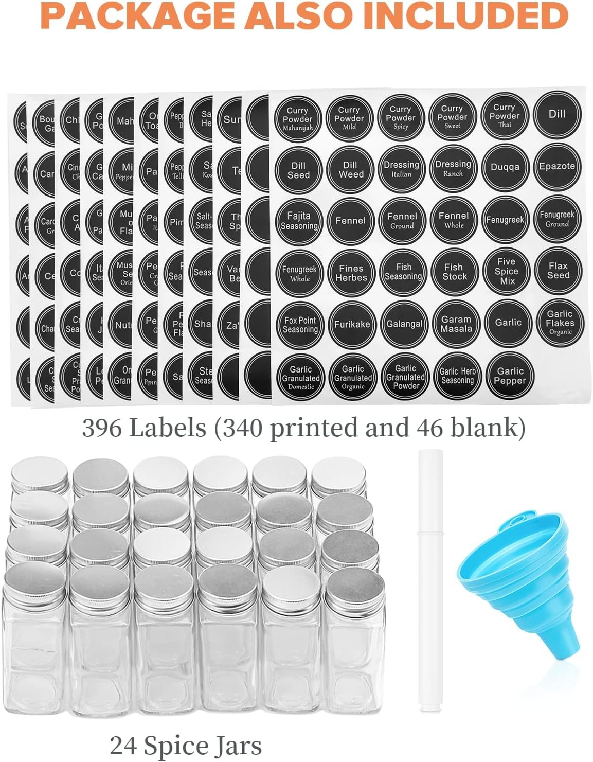 magnetic-spice-rack-for-refrigerator-with-24-spice-jars-386-customizable-spice-labels-4-pack-magnetic-shelf-for-fridge-m - Cooking Appliance World