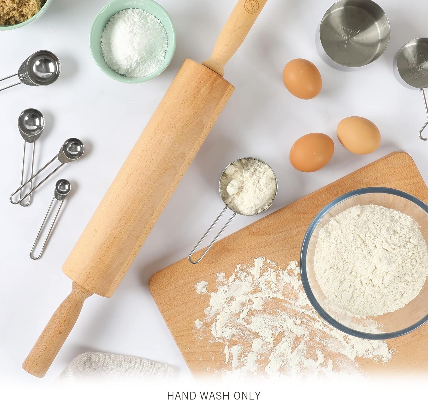 Martha Stewart Bainford 21 Large Beech Wood Rolling Pin Martha Stewart Bainford 21 Large Beech Wood Rolling Pin