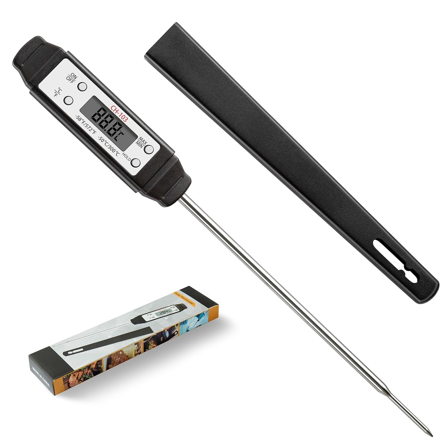 Meat Thermometer Digital, Meat Thermometer, Waterproof Instant Read Meat Thermometers for Grilling and Cooking, Food Thermometer, Kitchen Gadgets Meat Thermometer Digital, Meat Thermometer, Waterproof Instant Read Meat Thermometers for Grilling and Cooking, Food Thermometer, Kitchen Gadgets