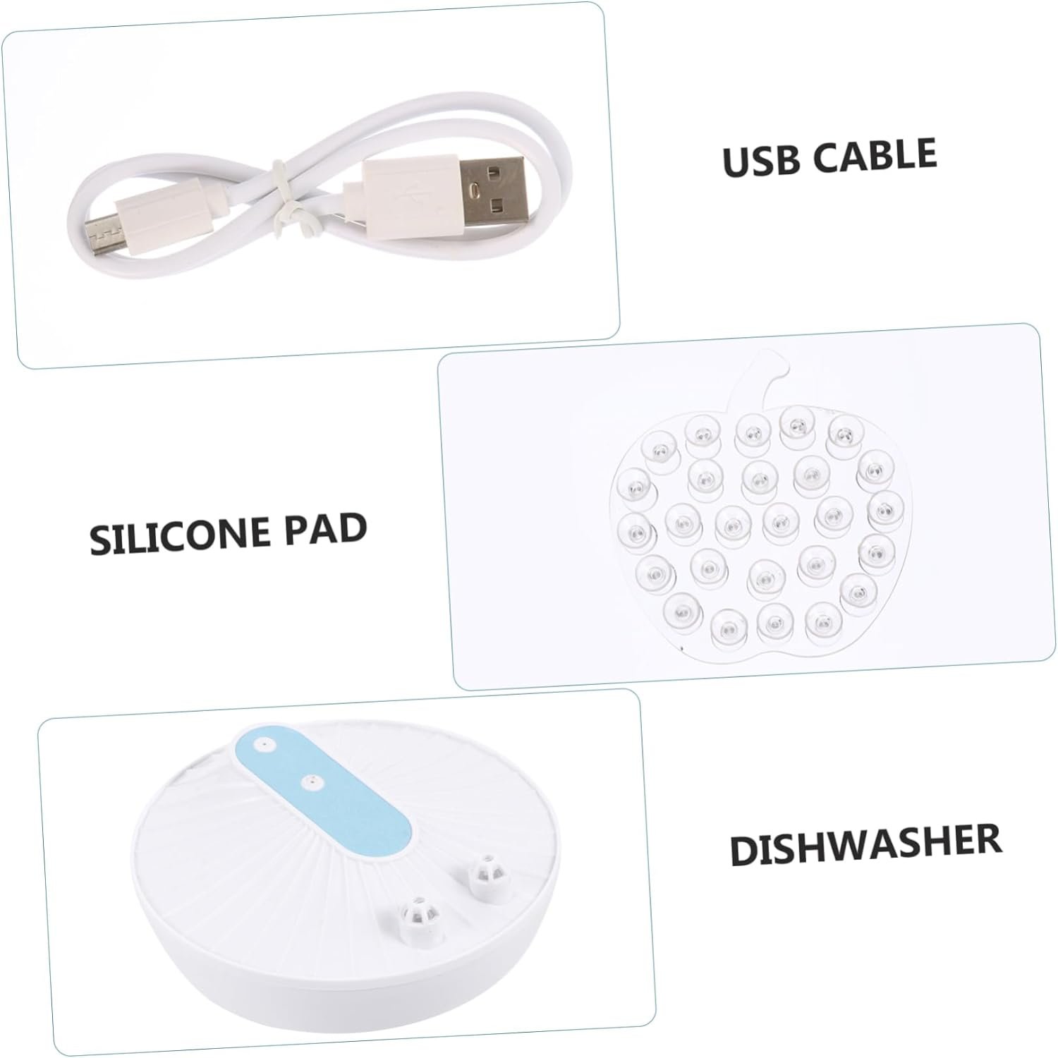 Mikikit Washing Machine Dishwasher for Vegetable Mini Washer Machine Underwear Washer Mini Dishwasher Portable Washer Machine Usb Ultrasonic Dishwasher Tub Abs Travel Vegetable Basket