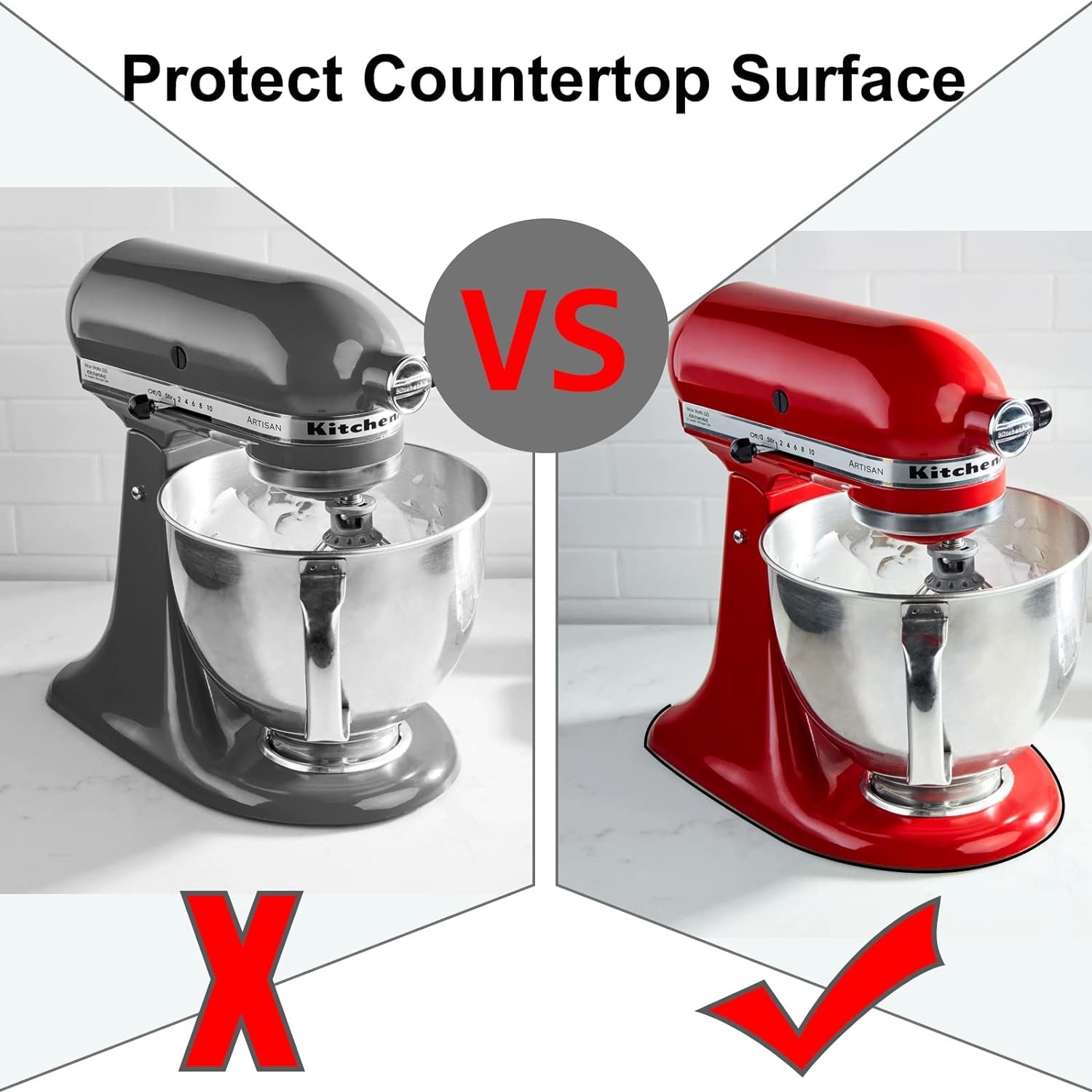 Mixer Sliding Slider Mat for KitchenAid Stand Mixer, Kitchen Appliance Slide Mats Pad Mixer Mover Mixer Slider for KitchenAid 4.5-5 Qt Tilt-Head Stand Mixer, KitchenAid Artisan Tilt-Head Mixer Mixer Sliding Slider Mat for KitchenAid Stand Mixer, Kitchen Appliance Slide Mats Pad Mixer Mover Mixer Slider for KitchenAid 4.5-5 Qt Tilt-Head Stand Mixer, KitchenAid Artisan Tilt-Head Mixer