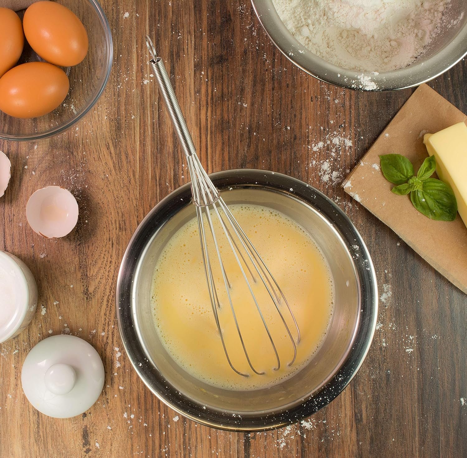 Mrs. Anderson’s Baking Mini French Coil Whisk, Stainless Steel, 8-Inch Mrs. Anderson’s Baking Mini French Coil Whisk, Stainless Steel, 8-Inch