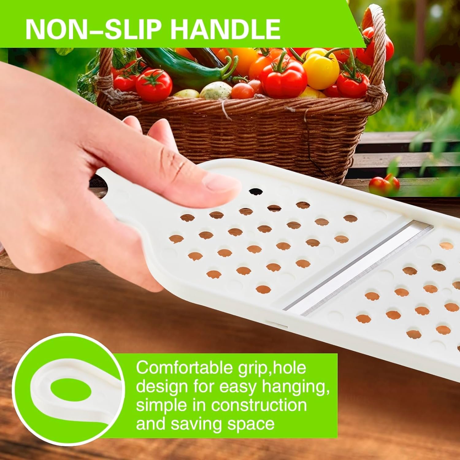 Multi Purpose Mandoline Vegetable Slicer for Kitchen, 3 in 1 Blade Potato Veggie Onion Tomato Slicer Safe Fruit Cutter Grater Julienne Peeler Handheld Cabbage Shredder (2 Pack, White) Multi Purpose Mandoline Vegetable Slicer for Kitchen, 3 in 1 Blade Potato Veggie Onion Tomato Slicer Safe Fruit Cutter Grater Julienne Peeler Handheld Cabbage Shredder (2 Pack, White)