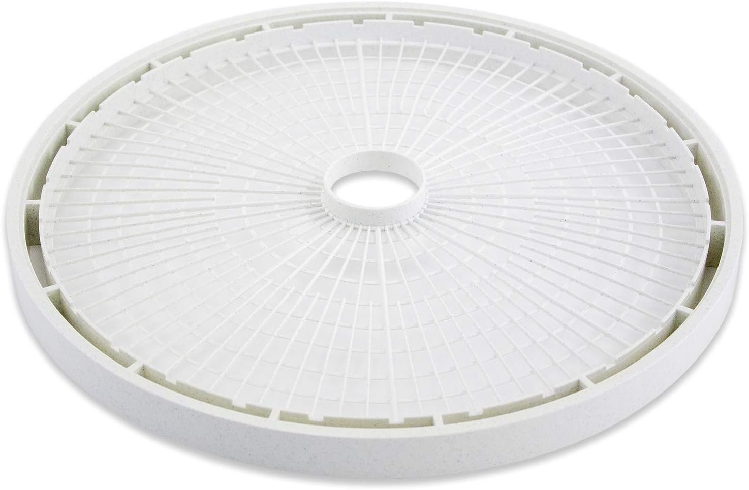 NESCO TR-2 White Plastic Round 15 1/2 Add-A-Trays, to fit 1000 Series Food Dehydrators, 2 Pack