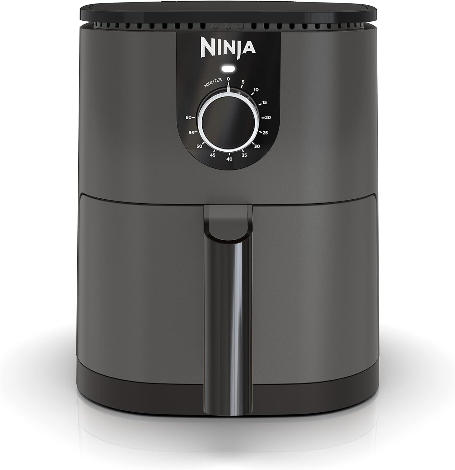 Ninja AF080 Mini Air Fryer, 2 Quarts Capacity, Compact, Nonstick, with Quick Set Timer, Grey Ninja AF080 Mini Air Fryer, 2 Quarts Capacity, Compact, Nonstick, with Quick Set Timer, Grey