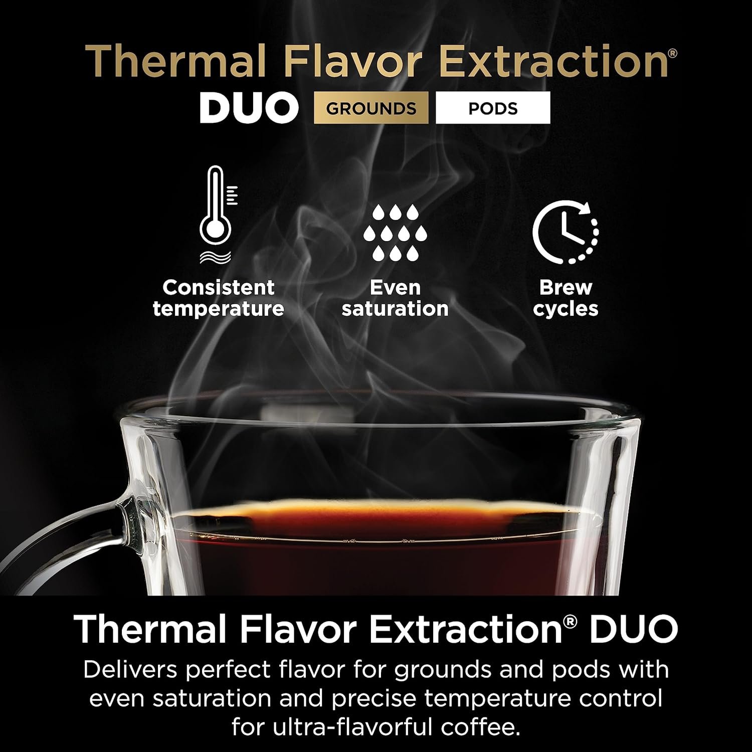 Ninja CFP101 DualBrew Hot  Iced Coffee Maker, Single-Serve, compatible with K-Cups  12-Cup Drip Coffee Maker, Black