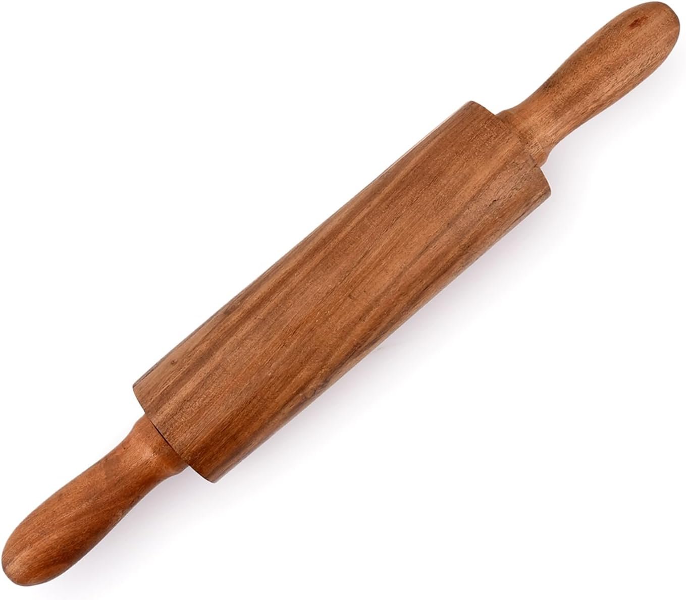 NIRMAN Acacia Wood Rolling Pin for Baking Long Baking Rolling Pin for Pizza, Fondant, Crust, Cookie  More Essential Kitchen utensil tools (16.5 x 2.5 x 2.5)