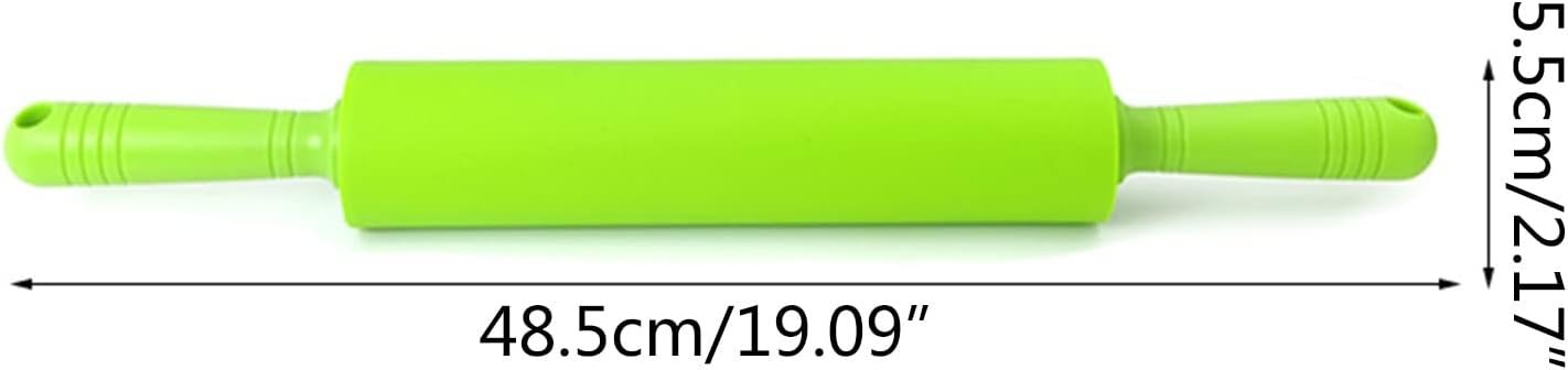 Non-stick Silicone Food Grade Rolling Pin Fondant Rolling Pin DIY Dumpling Roller Cake Bakeware Tools Silicone Rolling Pin For Baking