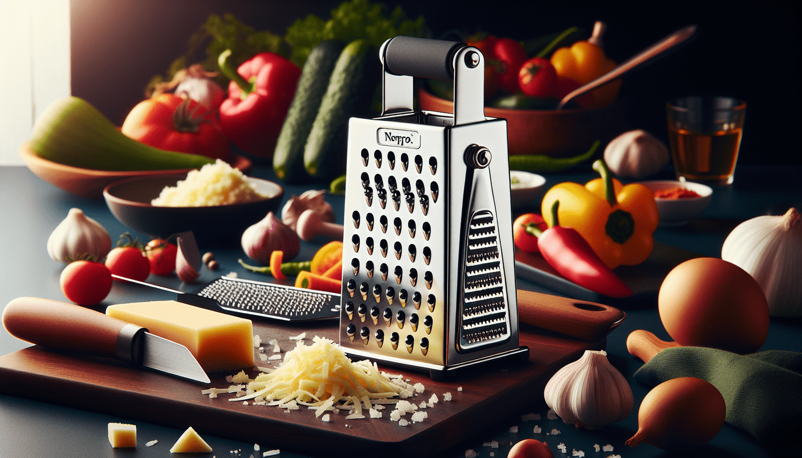 Norpro Stainless Steel Coarse Grater, 14 x 5 Inches, Silver