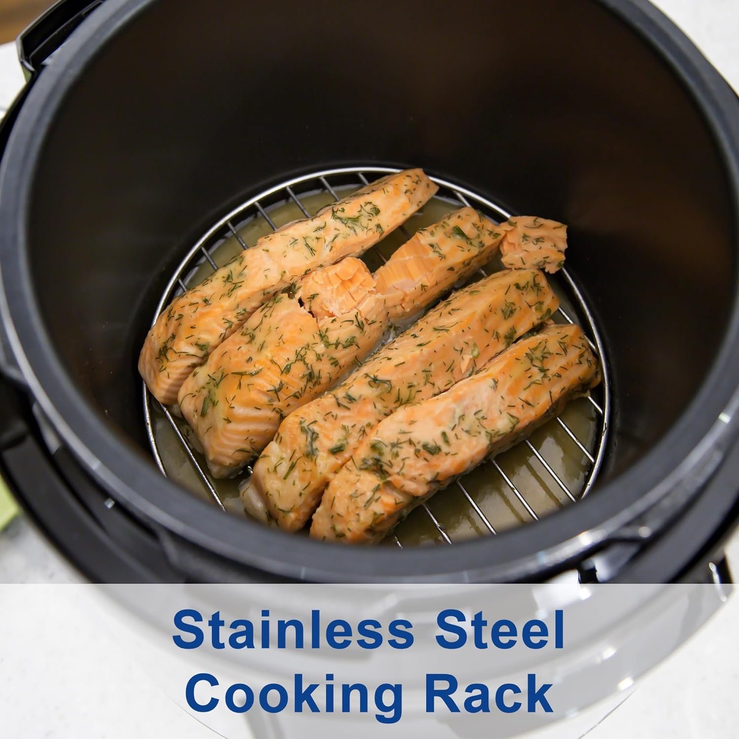 Nuwave Accessory Bundle for 6QT Nutri-Pot Digital Pressure Cooker – Genuine Parts from Original Manufacturer, Tempered Glass Lid, Cooking Rack, 3 Silicone Gaskets  200-Recipe Cookbook