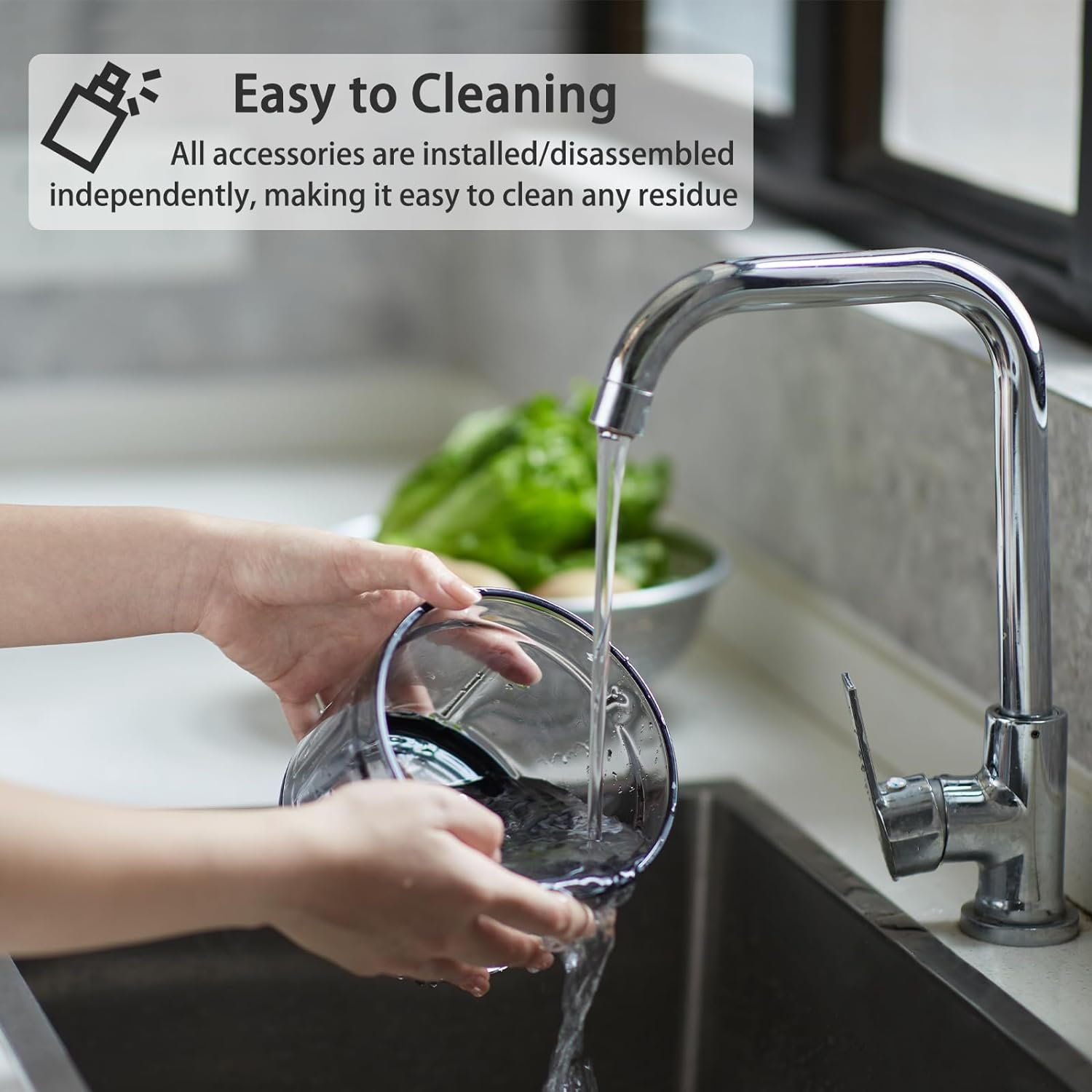 Olayks Electric Food Processor, Small Electric Food Chopper for Baby Food, Vegetables, Meat, Fruits, Nuts, 5 Cup Food Chopper with 2 Speed