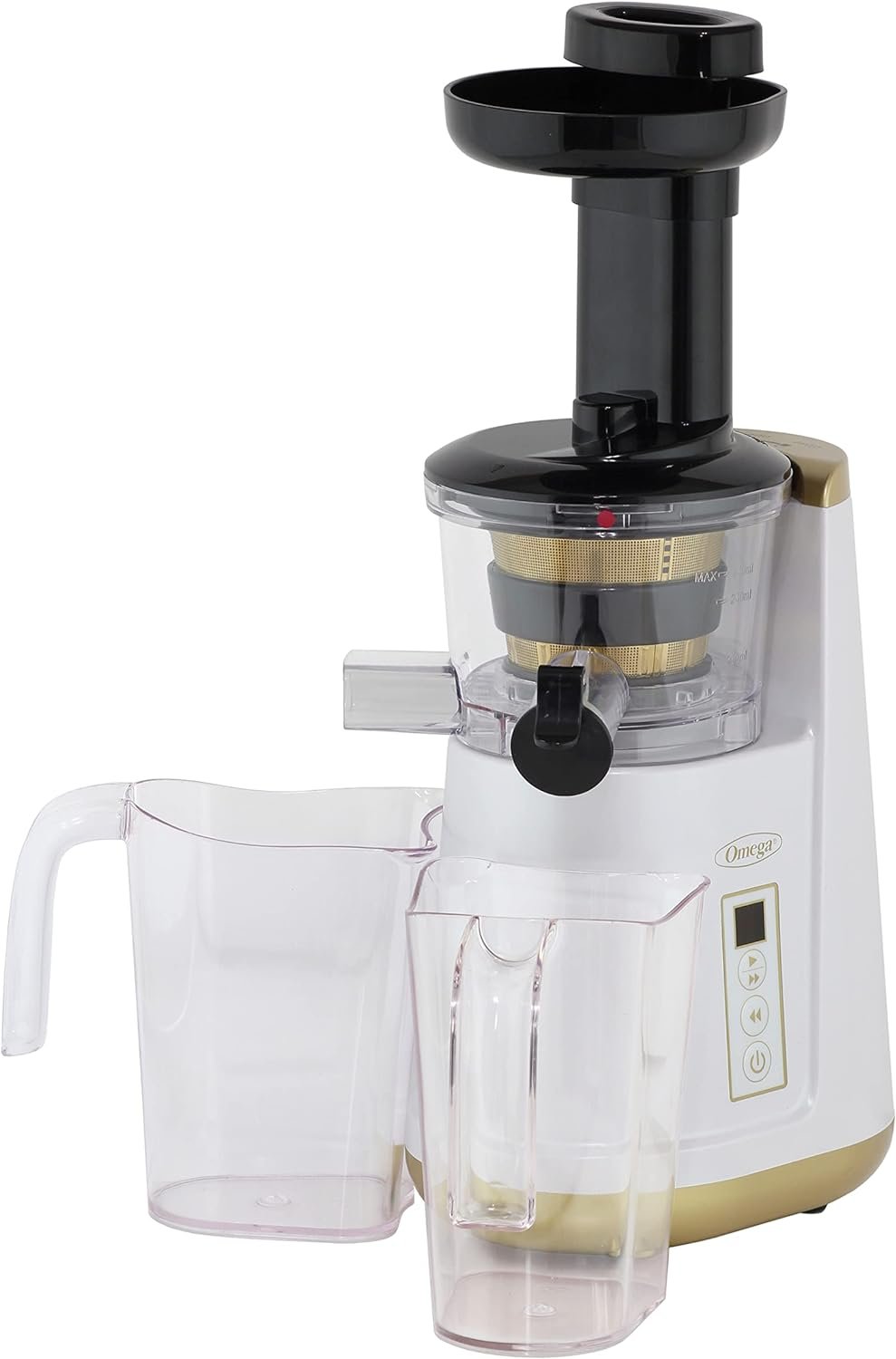 Omega Juicer Cold Press 365 Vertical Slow Masticating Extractor for Fruits and Vegetables, BPA-Free, 65 RPM, 150-Watts, White Omega Juicer Cold Press 365 Vertical Slow Masticating Extractor for Fruits and Vegetables, BPA-Free, 65 RPM, 150-Watts, White