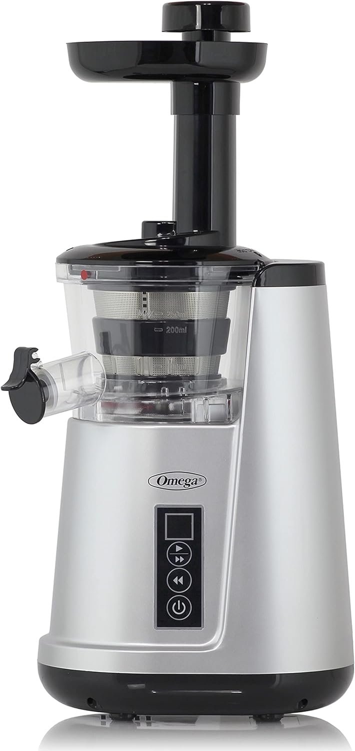 Omega Juicer Cold Press 365 Vertical Slow Masticating Extractor for Fruits and Vegetables, BPA-Free, 65 RPM, 150-Watts, White Omega Juicer Cold Press 365 Vertical Slow Masticating Extractor for Fruits and Vegetables, BPA-Free, 65 RPM, 150-Watts, White