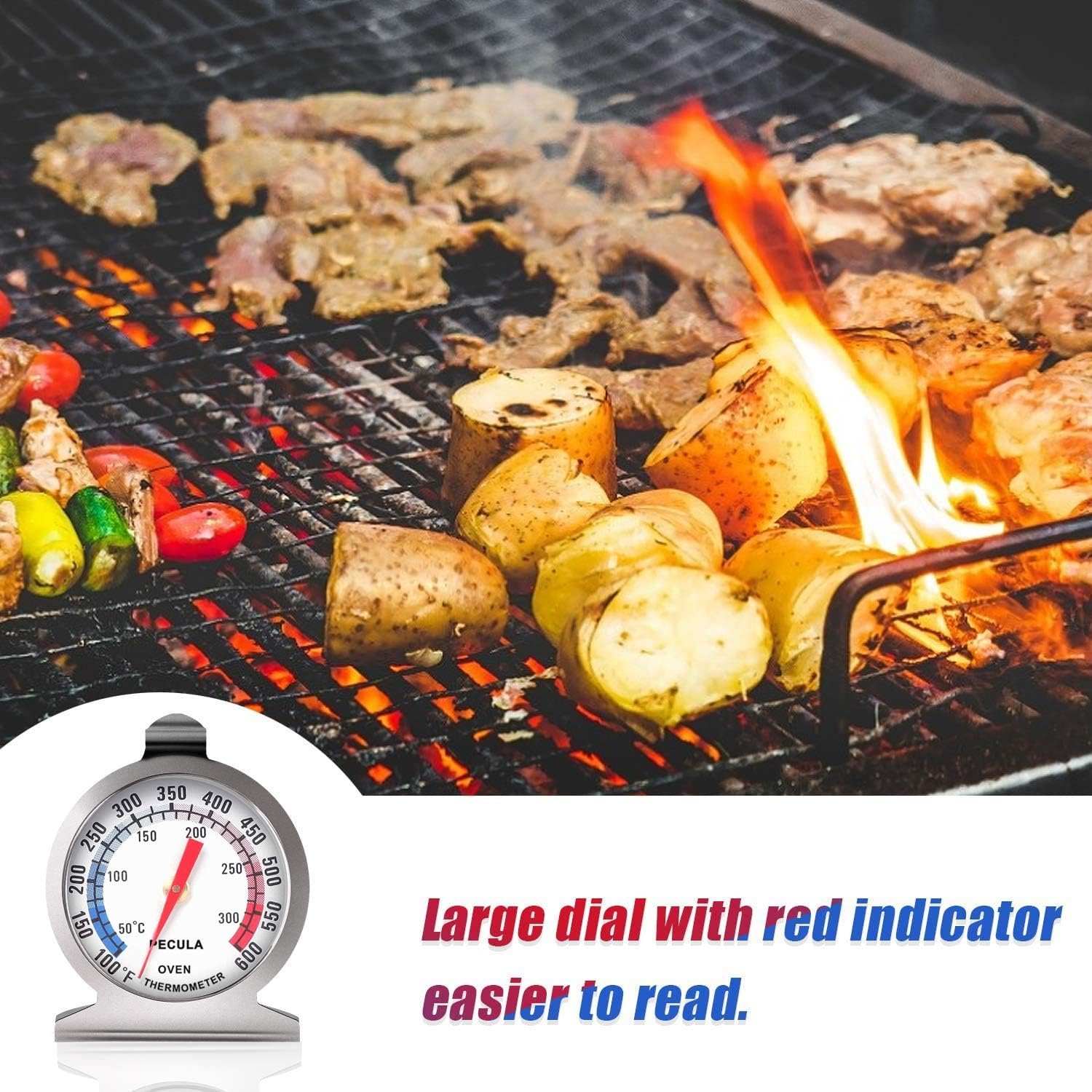 oven-thermometer-50-300c100-600f-oven-grill-fry-chef-smoker-analog-thermometer-instant-read-stainless-steel-kitchen-cook - Cooking Appliance World