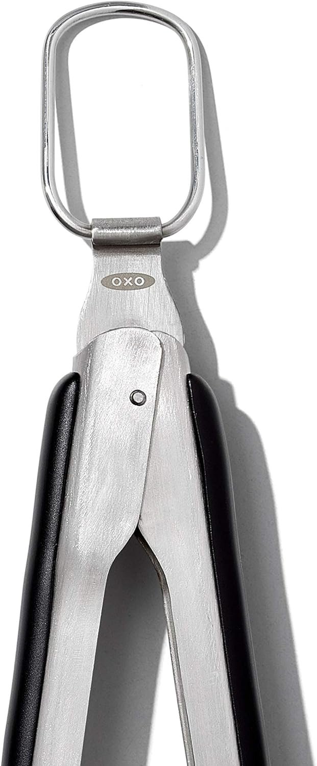 OXO Good Grips Grilling Tools, Tongs and Turner Set, Black