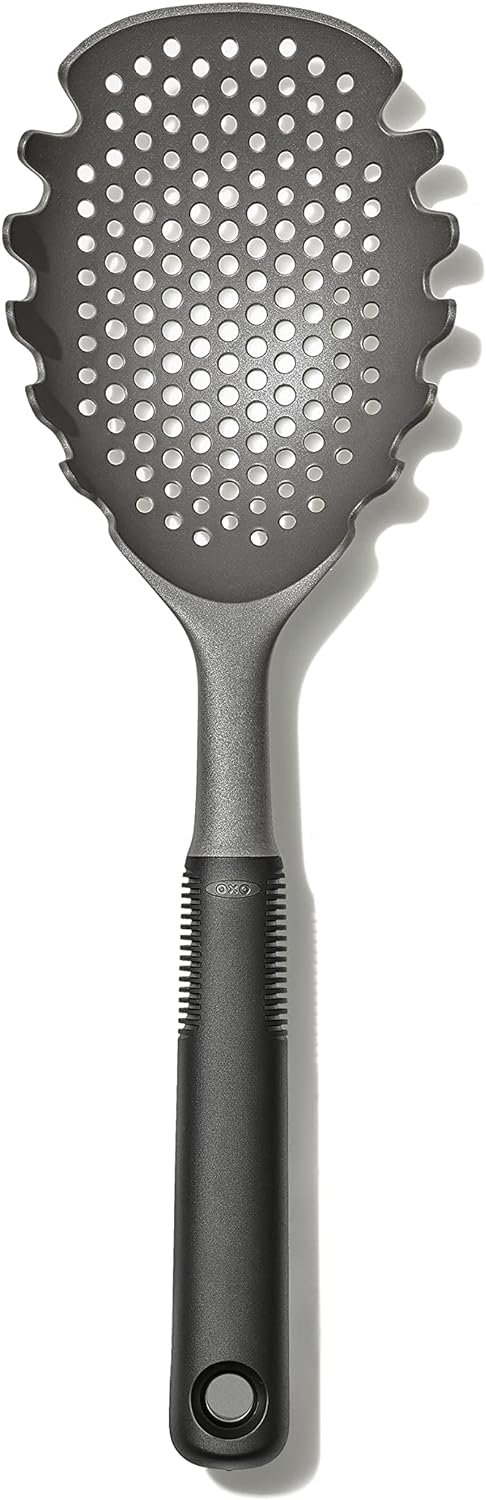 OXO Good Grips Pasta Scoop Strainer,Gray OXO Good Grips Pasta Scoop Strainer,Gray