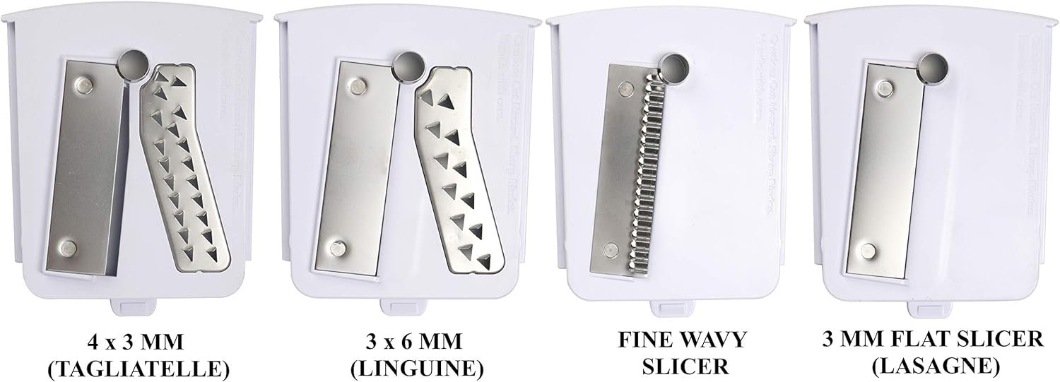 Pack of 4 Premium Blades for Brieftons 5-Blade Spiralizer (BR-5B-02), Brieftons 7-Blade Spiralizer, and Brieftons 10-Blade Spiralizer