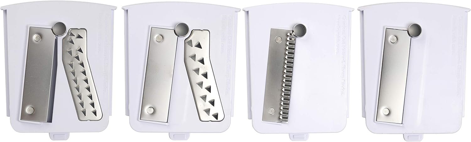 Pack of 4 Premium Blades for Brieftons 5-Blade Spiralizer (BR-5B-02), Brieftons 7-Blade Spiralizer, and Brieftons 10-Blade Spiralizer